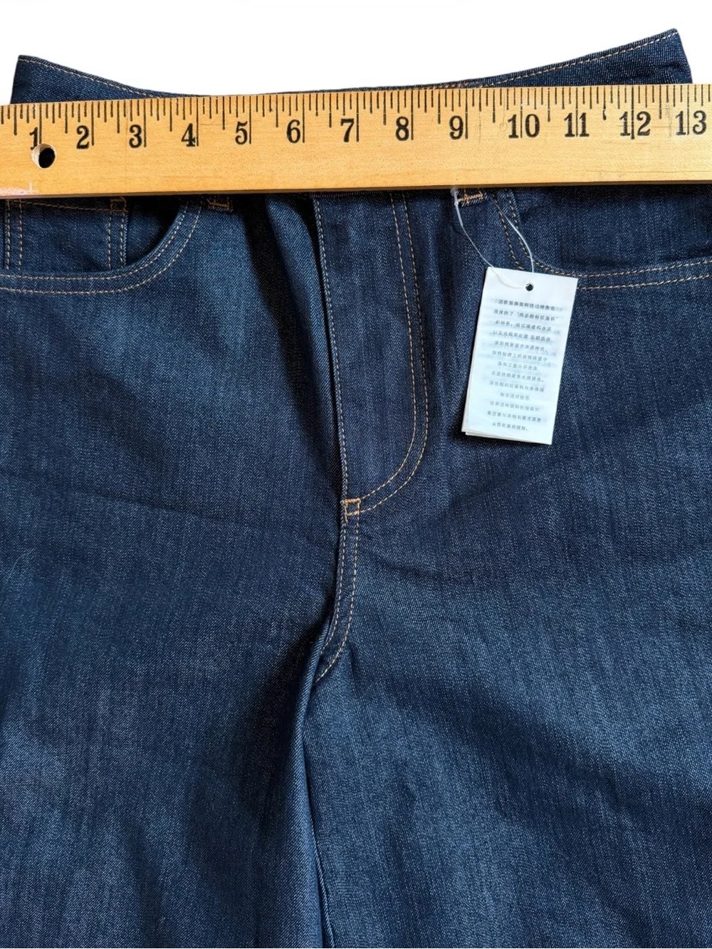 Liu Jo Milano 28 Dark Blue Denim Bermuda Wide Leg Jort Short Culotte NWT $200